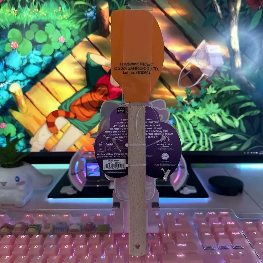 Hello Kitty Cutter Spatula Set 2 Pc 2024 Sanrio Halloween Spooky Cookie Baking